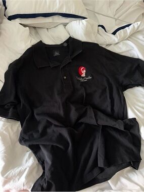 The Redhead Piano Bar Chicago Black Polo Shirt